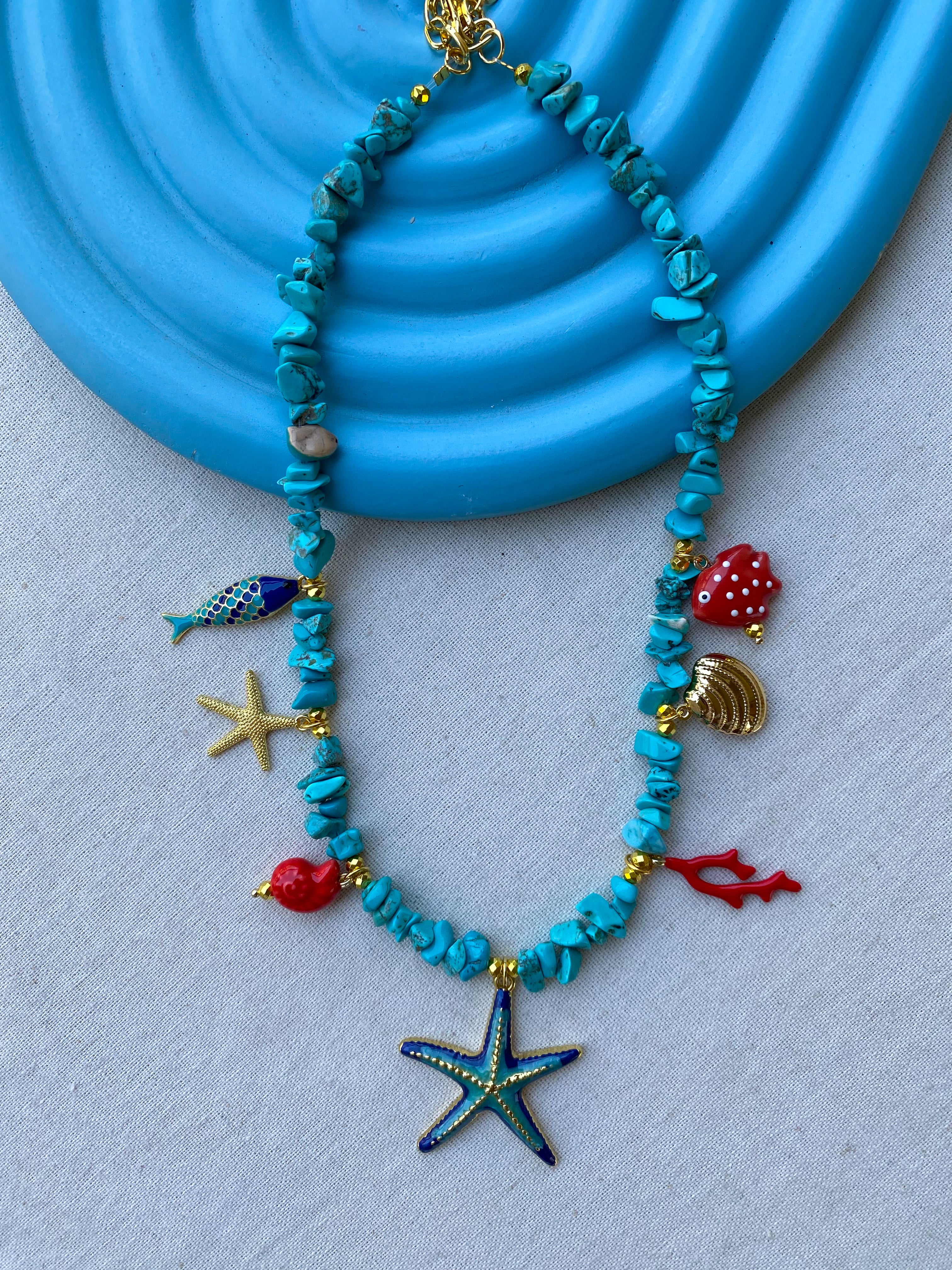 Coral Sea Turqoise Necklace