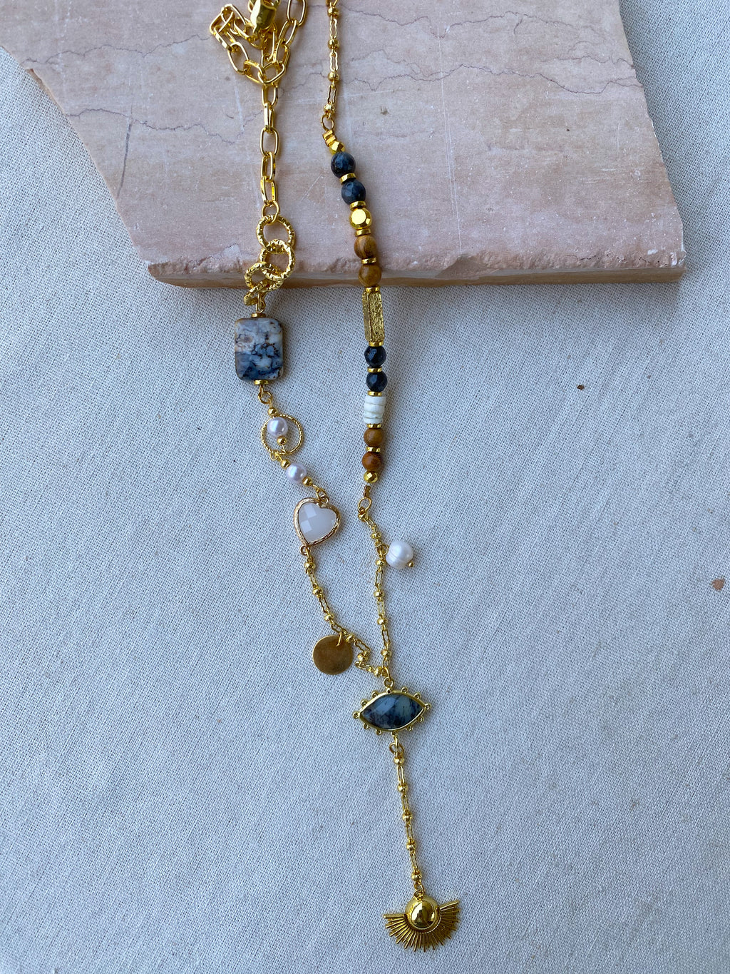 Gray X Brown Necklaces