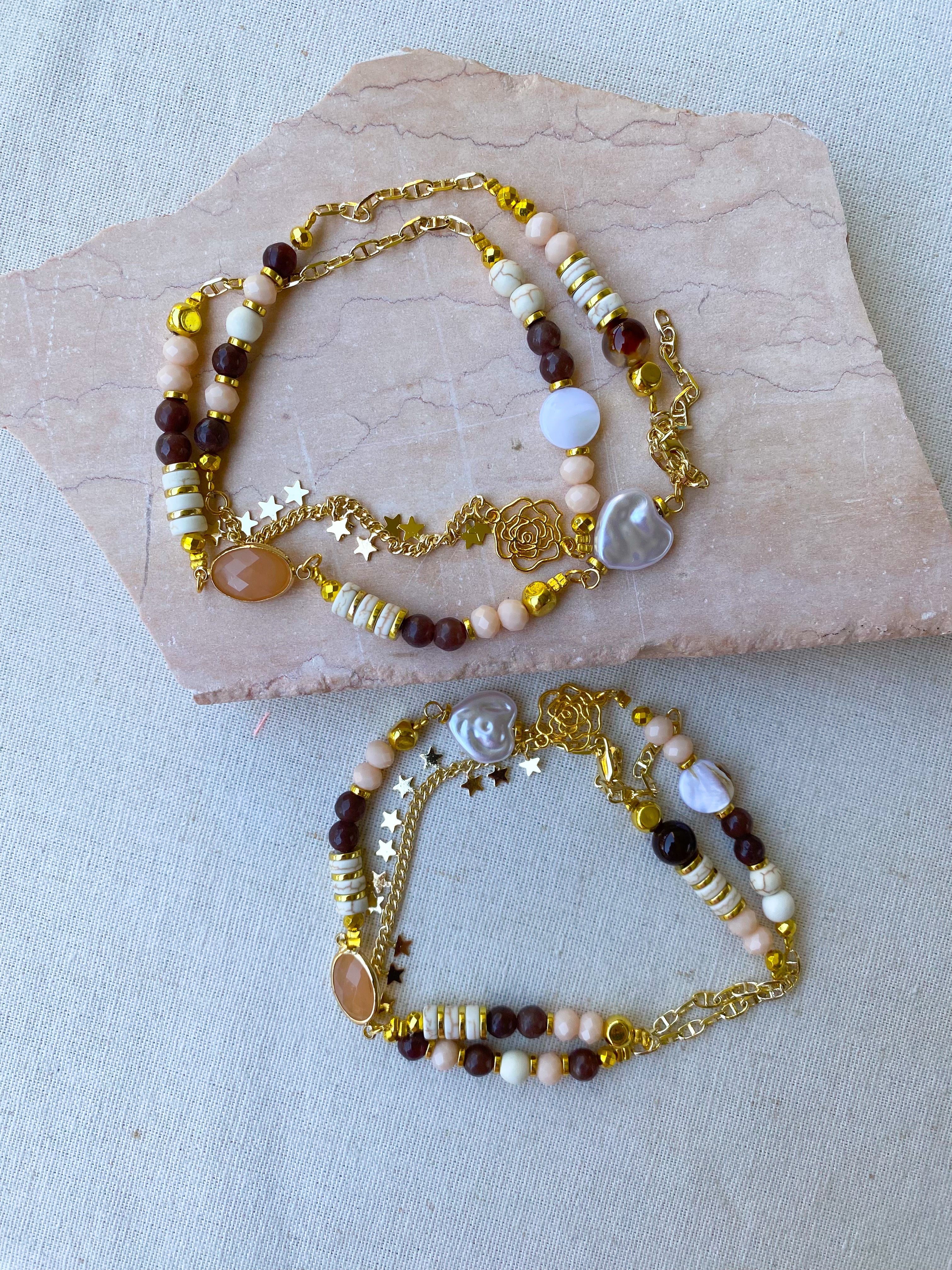 Mocha Layered Bracelet