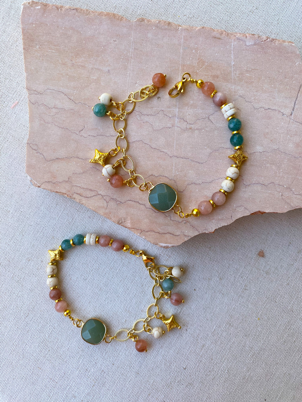 Peach X mint Bracelet