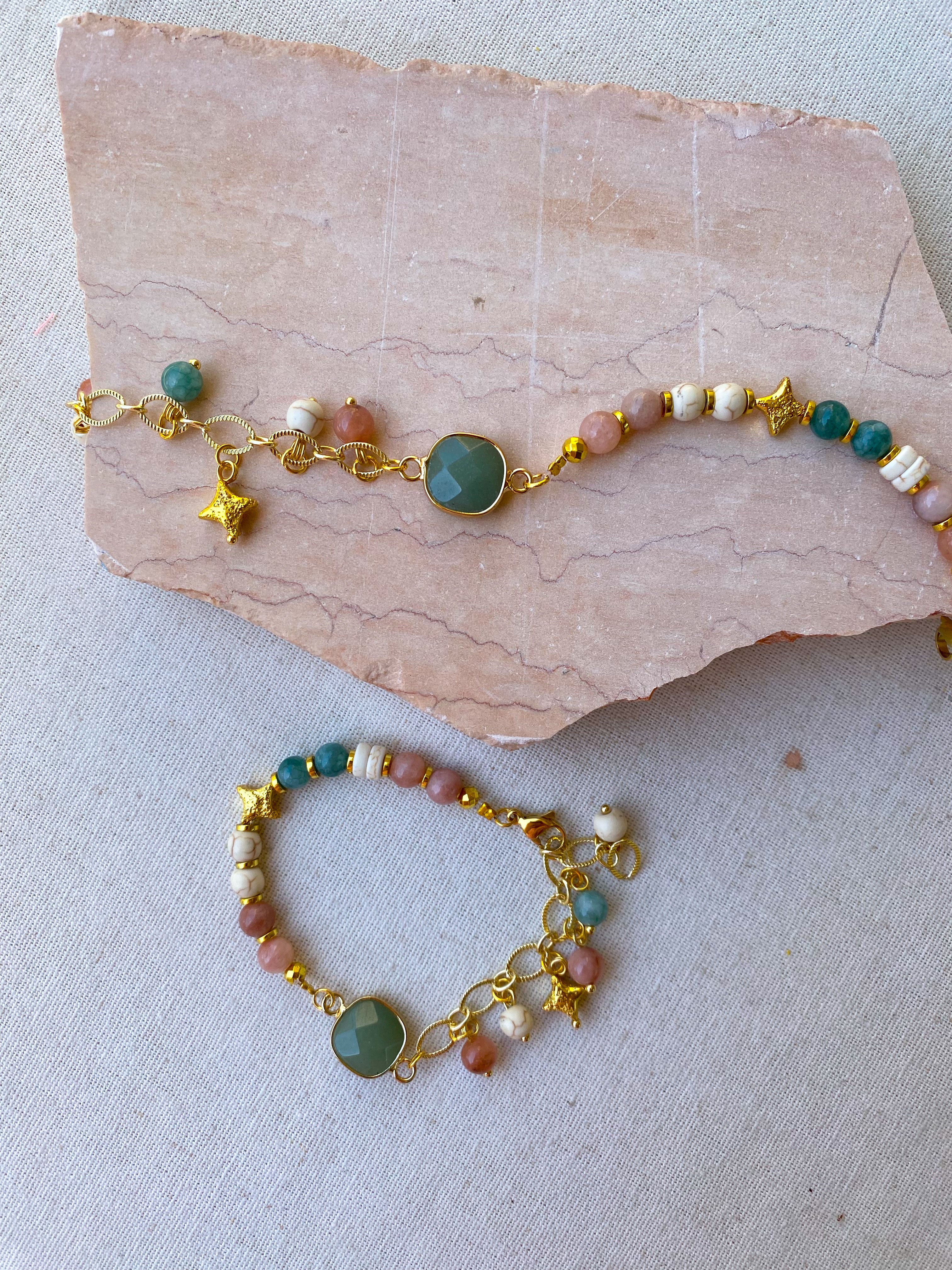 Peach X mint Bracelet