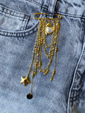 Pearl Heart Brooch