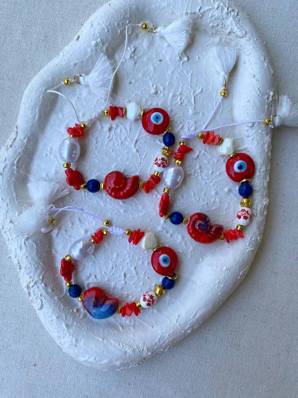 Red Shell Bracelet