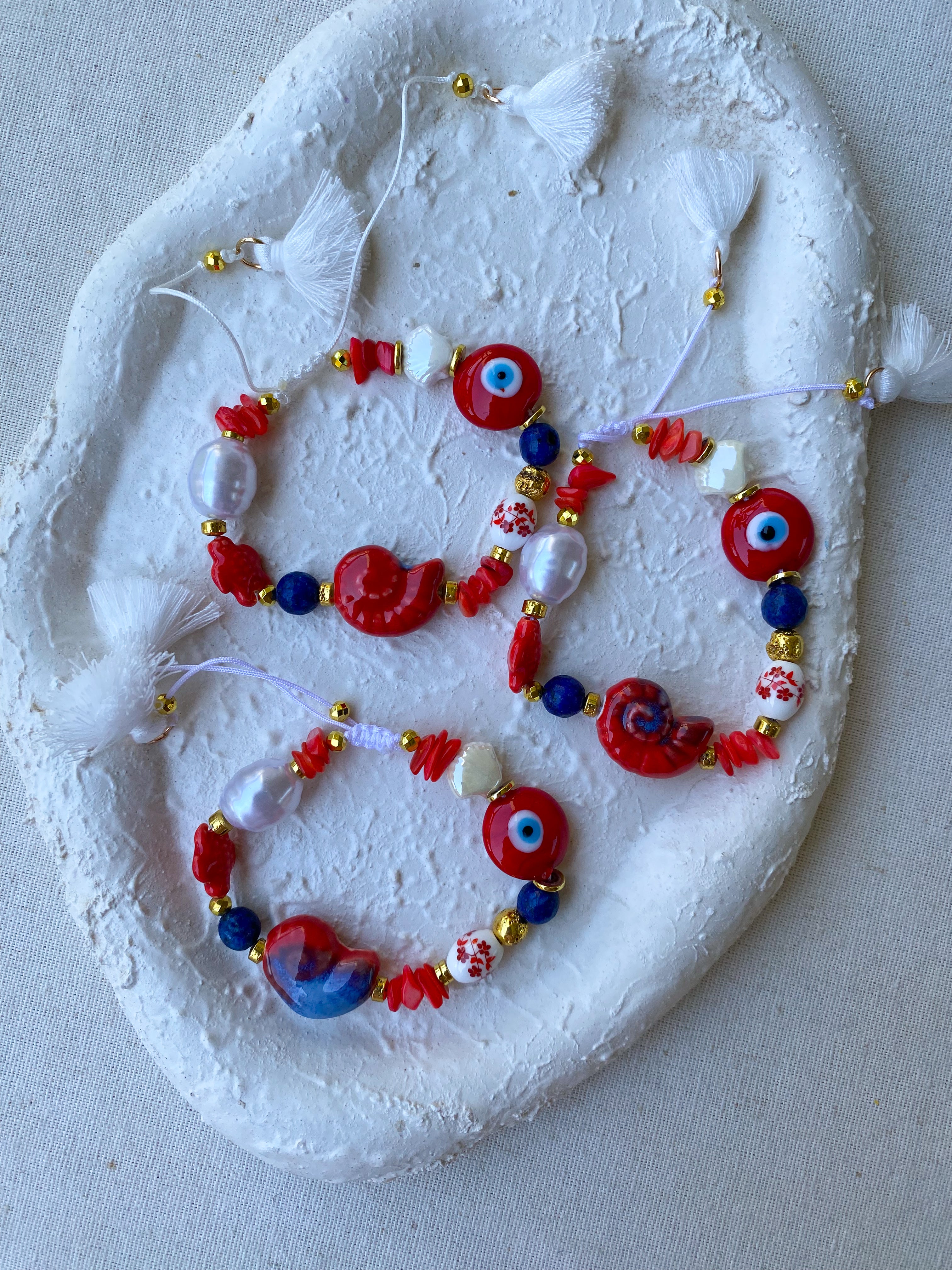 Red Shell Bracelet
