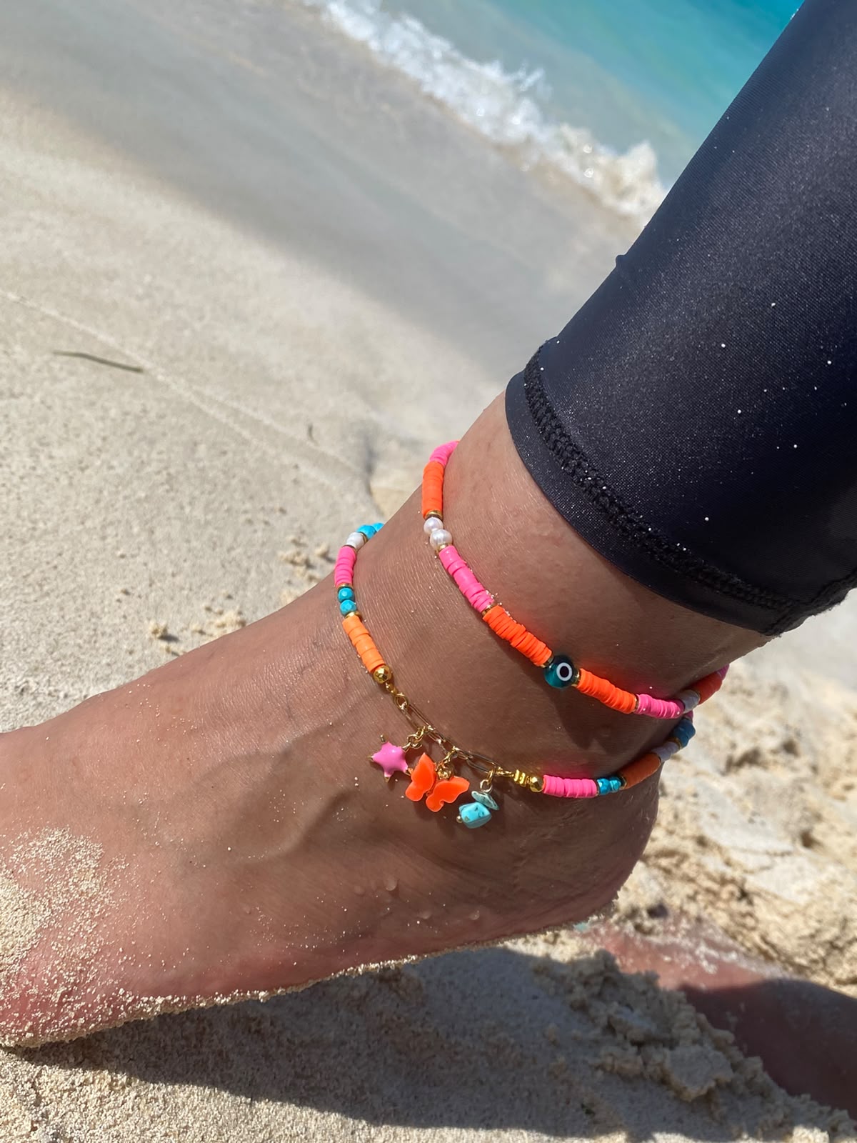 Neon Anklets